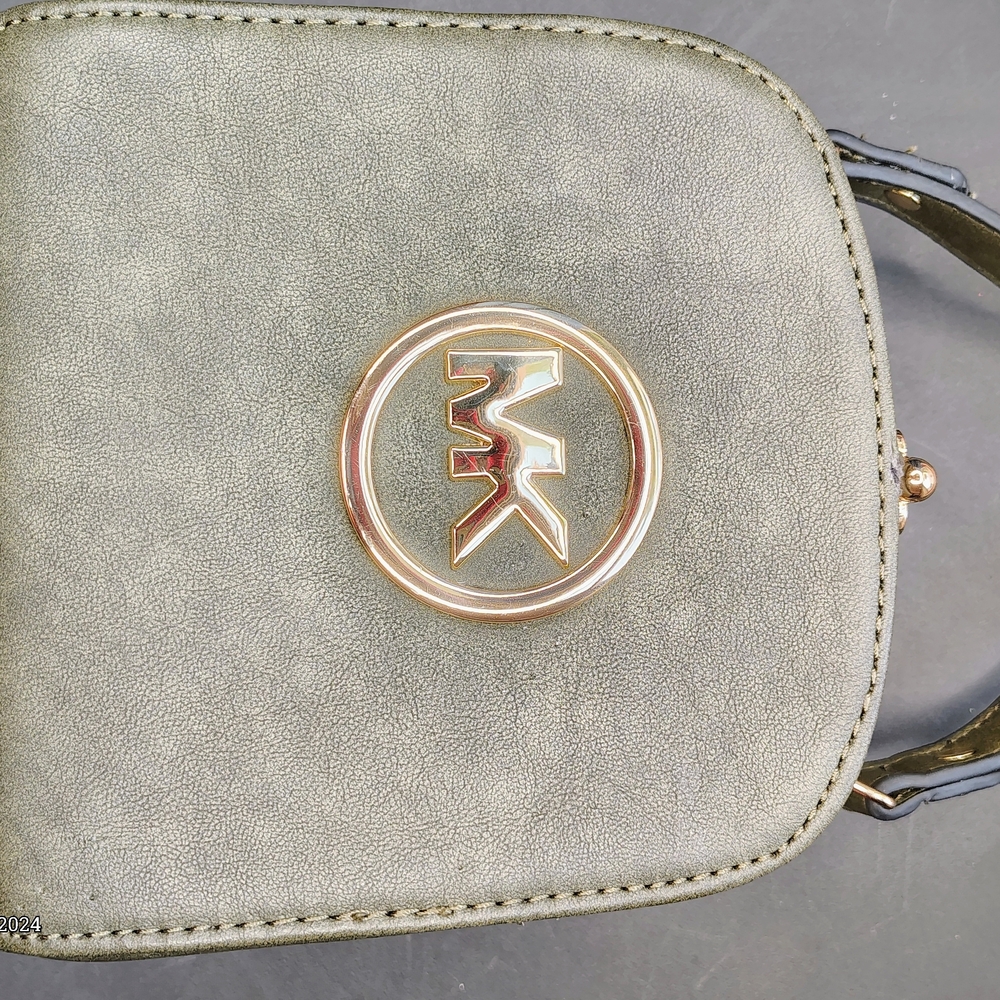 Michael Kors Mini Bag in Green with Gold Accents